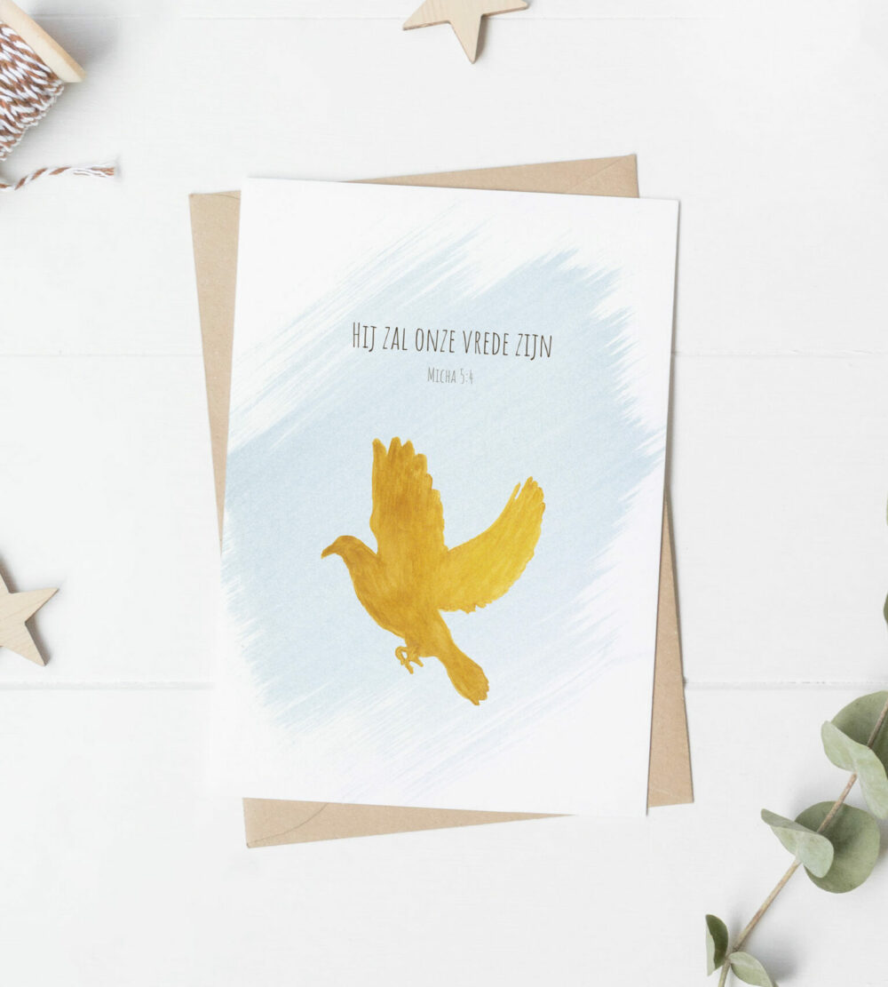 Kerstkaart Micha 5:4